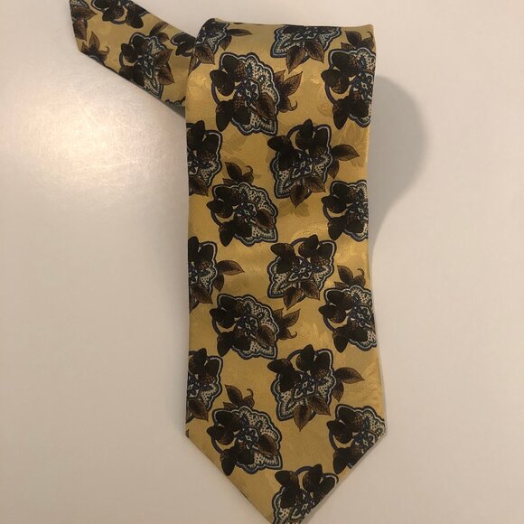 🕶️ Geoffrey Beene 100% Silk Tie – Eclectic Grandpa Meets Mid-Century Bold - Picture 1 of 4